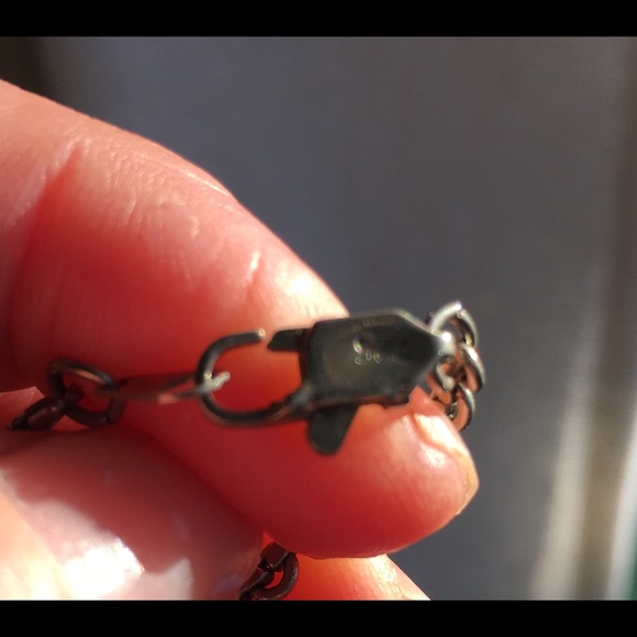 SALE Vintage Sterling Silver Bib Necklace - Picture 5 of 5